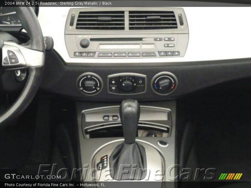 Sterling Gray Metallic / Black 2004 BMW Z4 2.5i Roadster