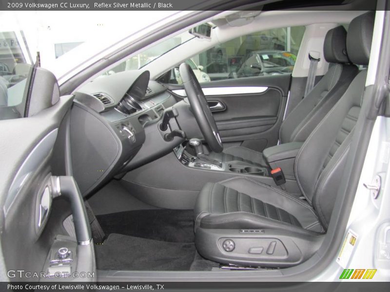 Reflex Silver Metallic / Black 2009 Volkswagen CC Luxury