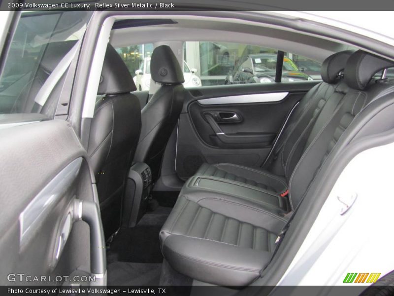 Reflex Silver Metallic / Black 2009 Volkswagen CC Luxury