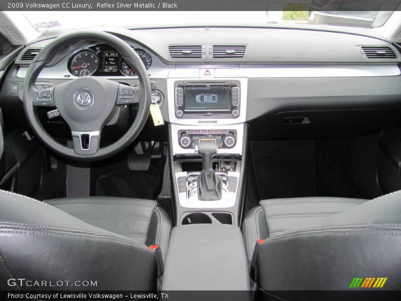 Reflex Silver Metallic / Black 2009 Volkswagen CC Luxury