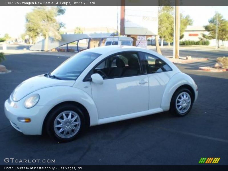 White / Black 2002 Volkswagen New Beetle GL Coupe