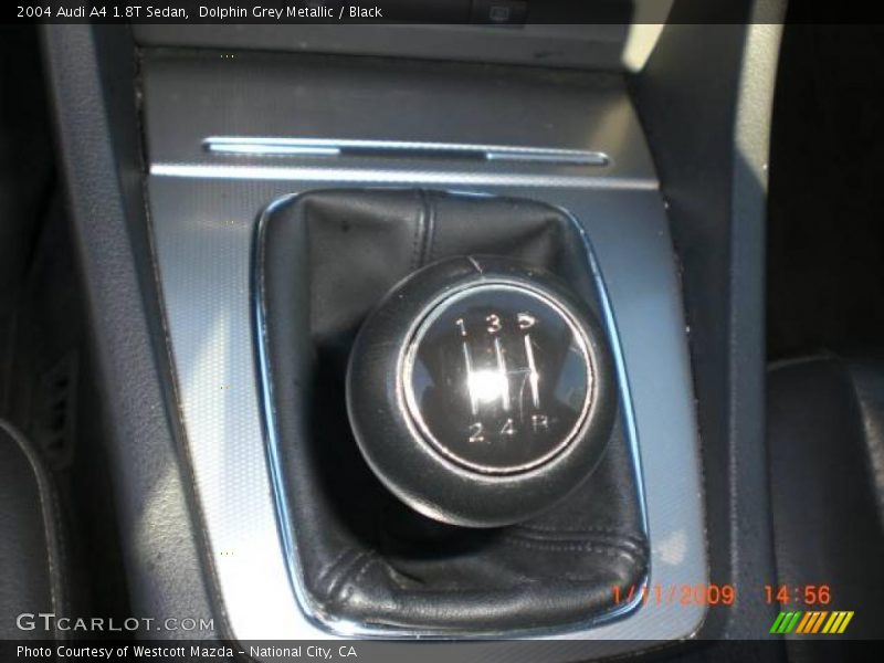 Dolphin Grey Metallic / Black 2004 Audi A4 1.8T Sedan