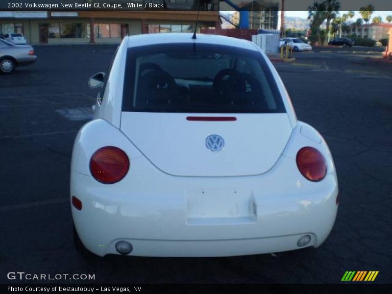 White / Black 2002 Volkswagen New Beetle GL Coupe