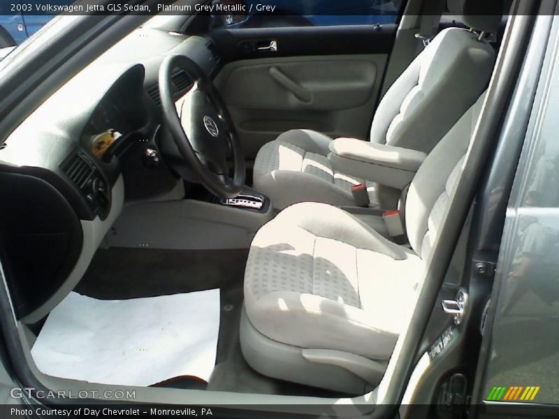Platinum Grey Metallic / Grey 2003 Volkswagen Jetta GLS Sedan