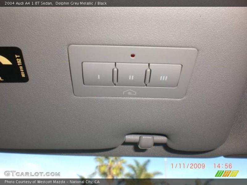 Dolphin Grey Metallic / Black 2004 Audi A4 1.8T Sedan