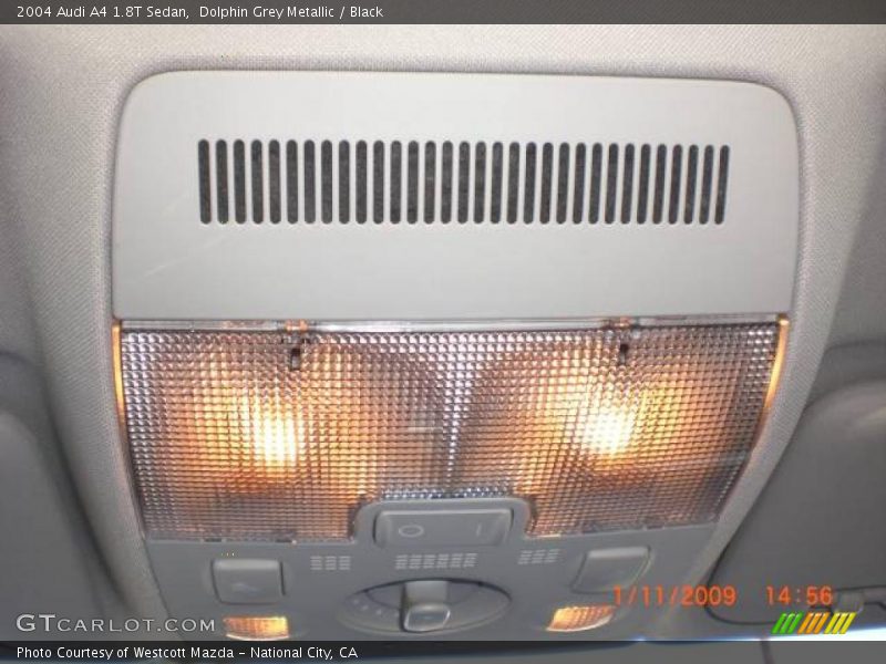 Dolphin Grey Metallic / Black 2004 Audi A4 1.8T Sedan