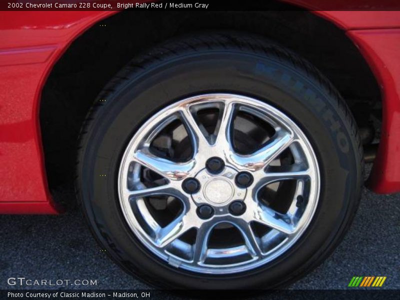 Bright Rally Red / Medium Gray 2002 Chevrolet Camaro Z28 Coupe