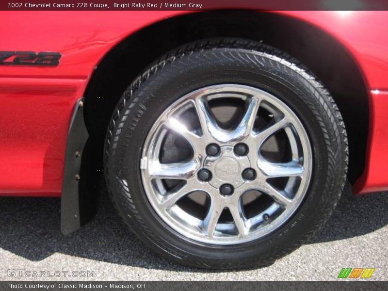 Bright Rally Red / Medium Gray 2002 Chevrolet Camaro Z28 Coupe