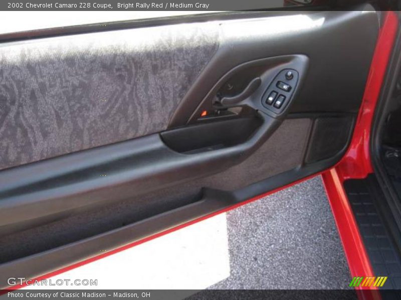 Bright Rally Red / Medium Gray 2002 Chevrolet Camaro Z28 Coupe
