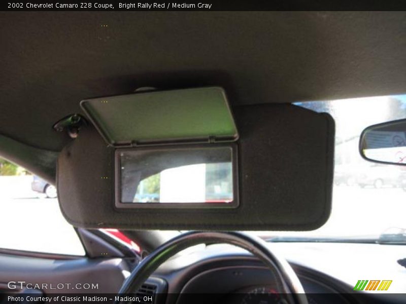 Bright Rally Red / Medium Gray 2002 Chevrolet Camaro Z28 Coupe