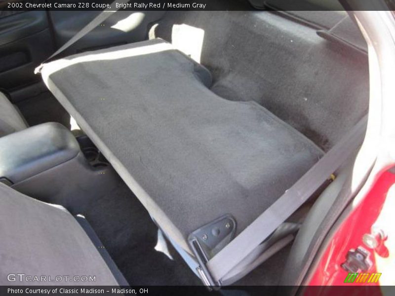 Bright Rally Red / Medium Gray 2002 Chevrolet Camaro Z28 Coupe