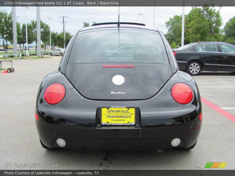 Black / Black/Grey 2003 Volkswagen New Beetle GLS 1.8T Coupe