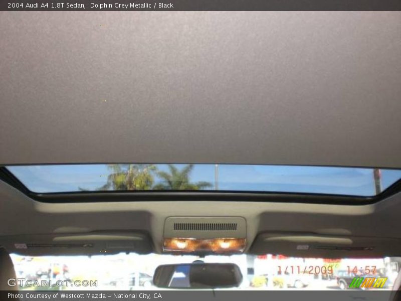 Dolphin Grey Metallic / Black 2004 Audi A4 1.8T Sedan