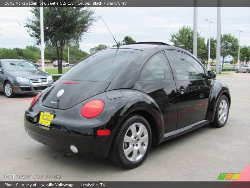 Black / Black/Grey 2003 Volkswagen New Beetle GLS 1.8T Coupe