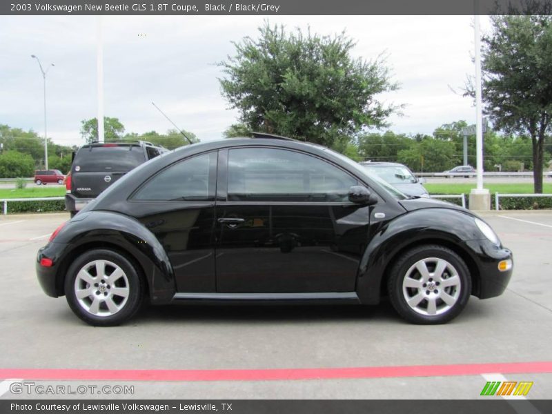 Black / Black/Grey 2003 Volkswagen New Beetle GLS 1.8T Coupe