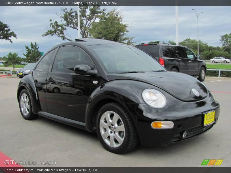 Black / Black/Grey 2003 Volkswagen New Beetle GLS 1.8T Coupe
