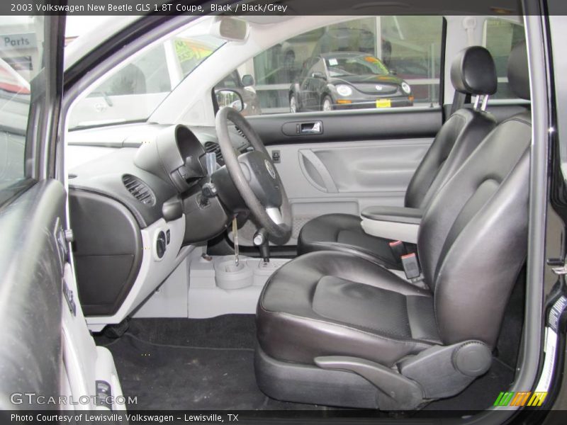Black / Black/Grey 2003 Volkswagen New Beetle GLS 1.8T Coupe