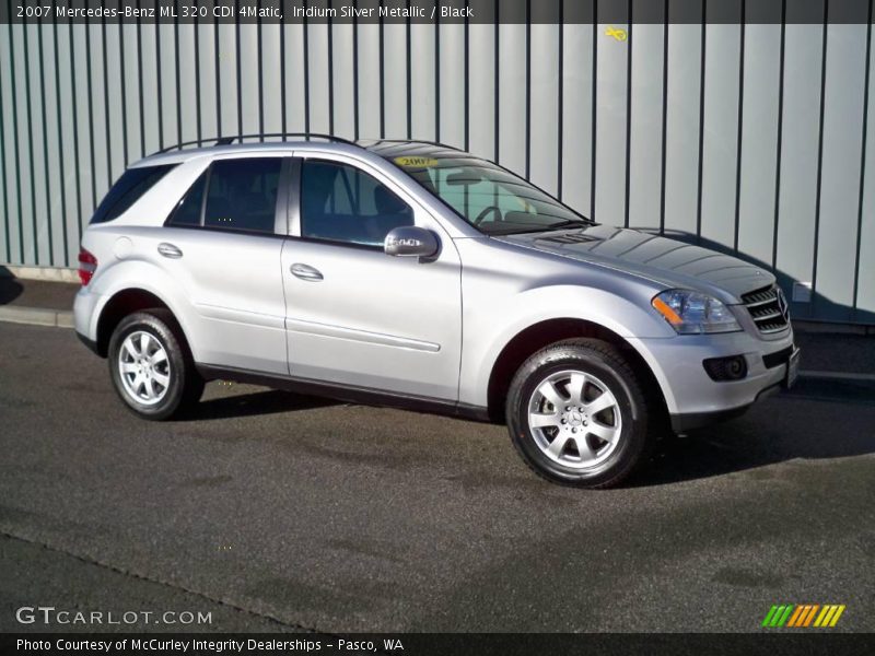 Iridium Silver Metallic / Black 2007 Mercedes-Benz ML 320 CDI 4Matic