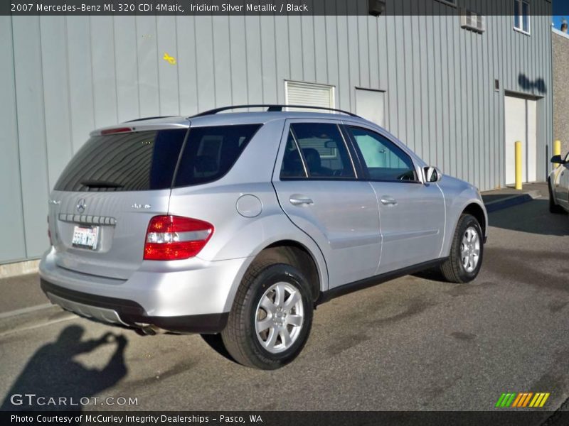 Iridium Silver Metallic / Black 2007 Mercedes-Benz ML 320 CDI 4Matic