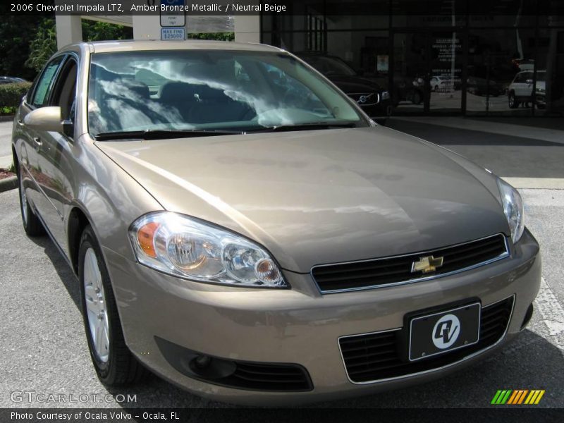 Amber Bronze Metallic / Neutral Beige 2006 Chevrolet Impala LTZ