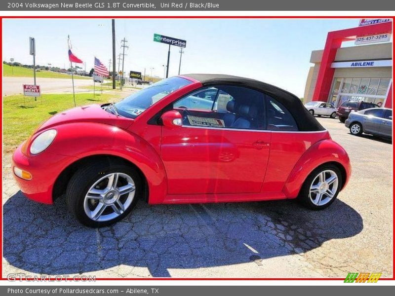 Uni Red / Black/Blue 2004 Volkswagen New Beetle GLS 1.8T Convertible