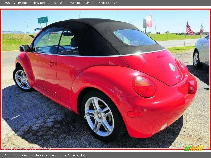 Uni Red / Black/Blue 2004 Volkswagen New Beetle GLS 1.8T Convertible