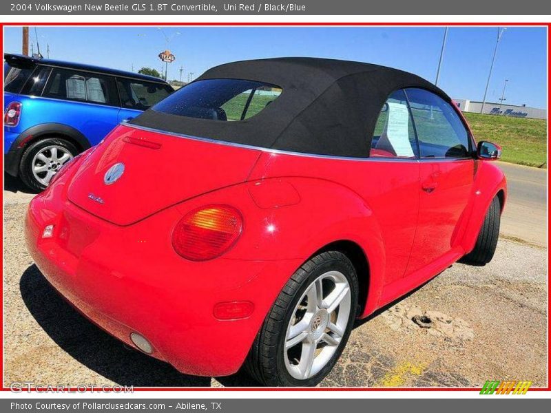 Uni Red / Black/Blue 2004 Volkswagen New Beetle GLS 1.8T Convertible