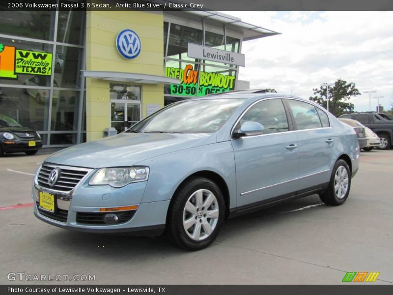 Arctic Blue Silver / Classic Grey 2006 Volkswagen Passat 3.6 Sedan