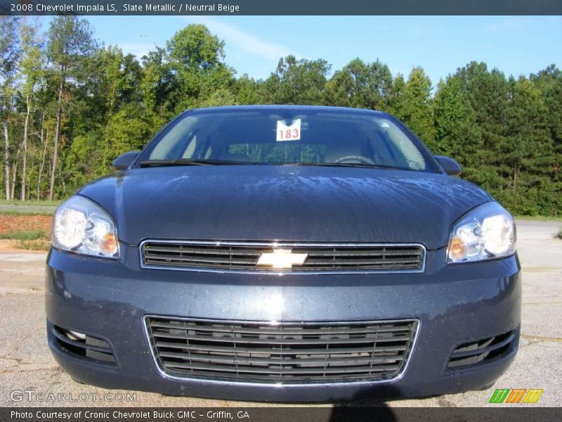 Slate Metallic / Neutral Beige 2008 Chevrolet Impala LS