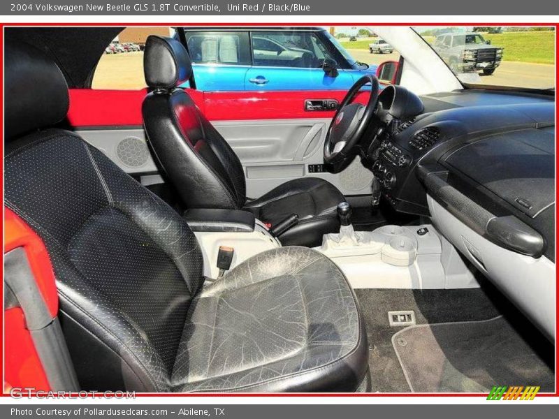 Uni Red / Black/Blue 2004 Volkswagen New Beetle GLS 1.8T Convertible