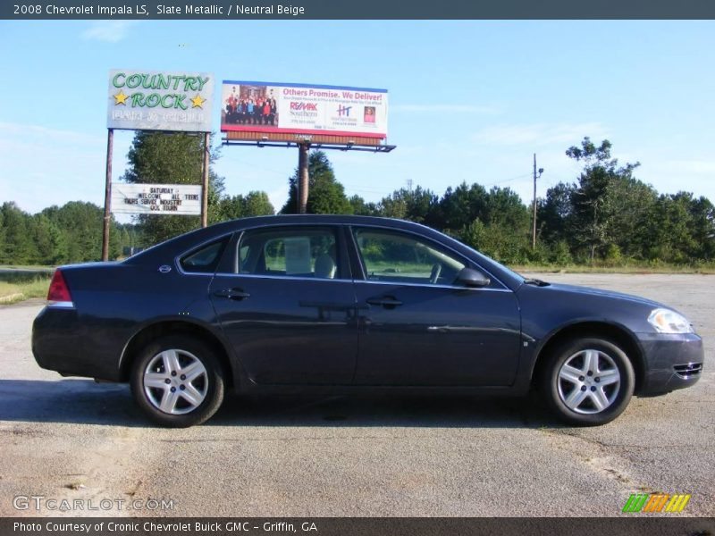 Slate Metallic / Neutral Beige 2008 Chevrolet Impala LS