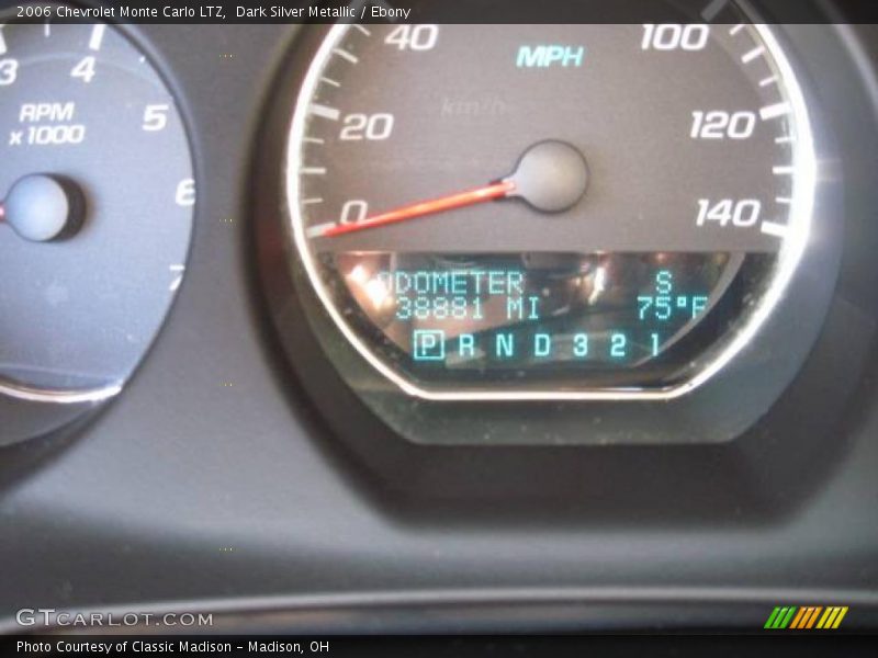 Dark Silver Metallic / Ebony 2006 Chevrolet Monte Carlo LTZ
