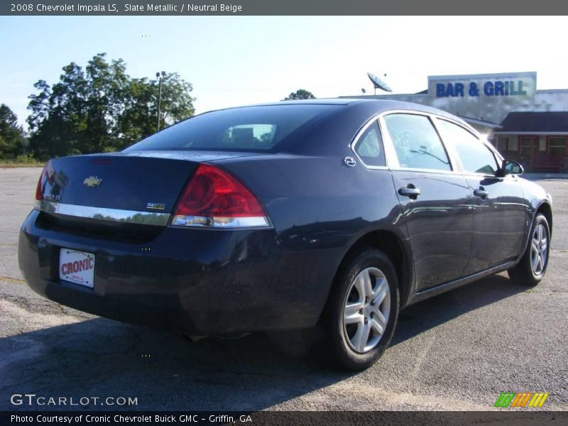 Slate Metallic / Neutral Beige 2008 Chevrolet Impala LS