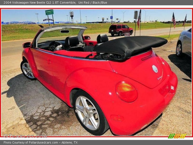 Uni Red / Black/Blue 2004 Volkswagen New Beetle GLS 1.8T Convertible
