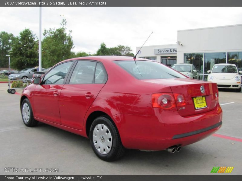 Salsa Red / Anthracite 2007 Volkswagen Jetta 2.5 Sedan