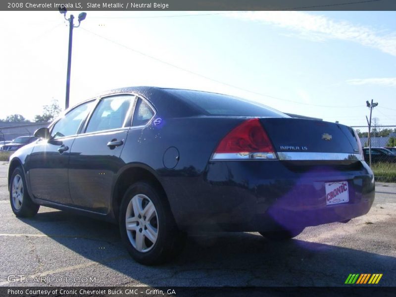 Slate Metallic / Neutral Beige 2008 Chevrolet Impala LS