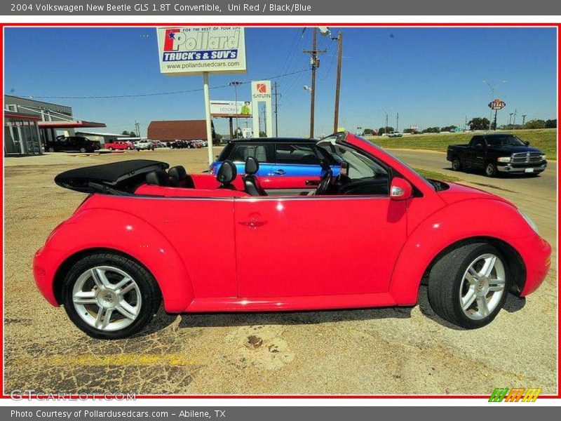 Uni Red / Black/Blue 2004 Volkswagen New Beetle GLS 1.8T Convertible