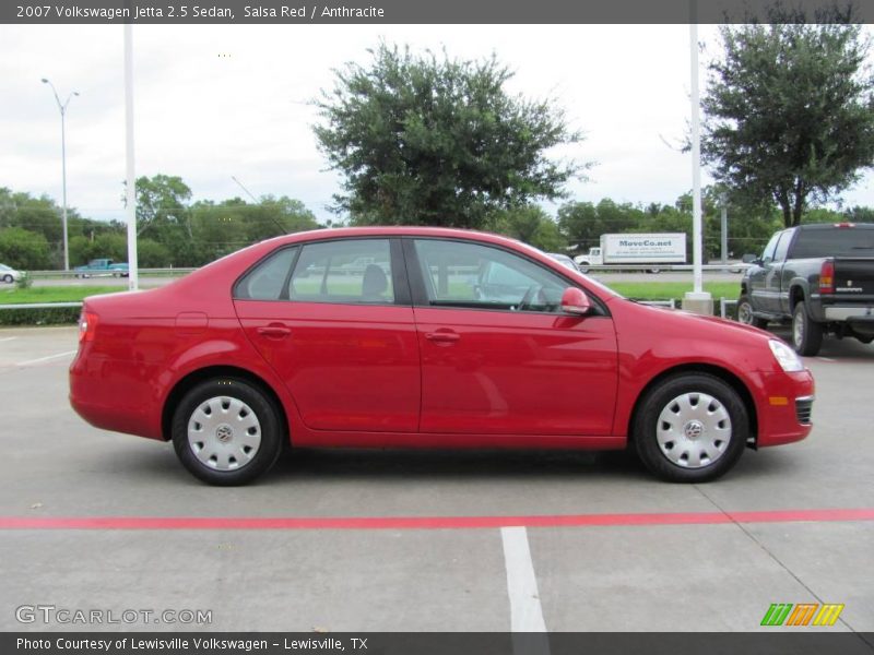 Salsa Red / Anthracite 2007 Volkswagen Jetta 2.5 Sedan