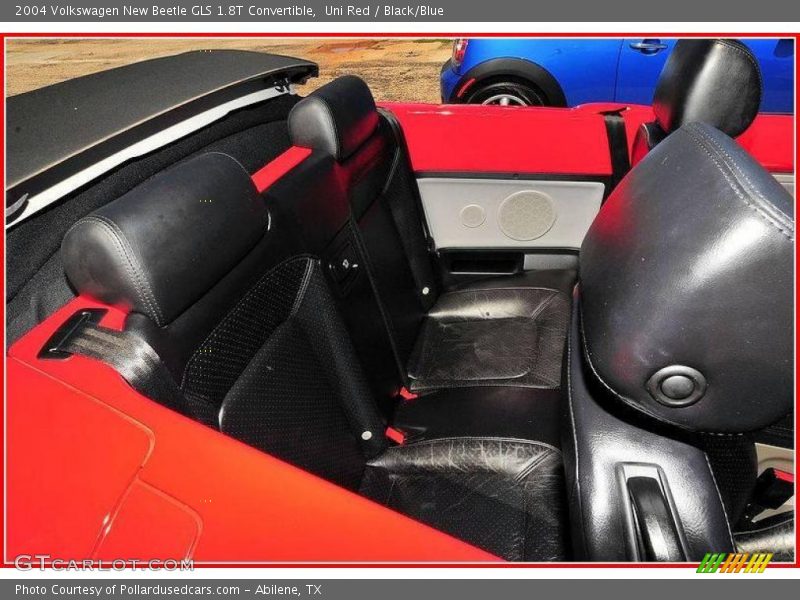 Uni Red / Black/Blue 2004 Volkswagen New Beetle GLS 1.8T Convertible