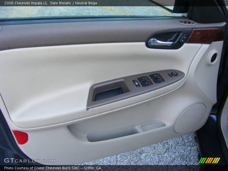 Slate Metallic / Neutral Beige 2008 Chevrolet Impala LS