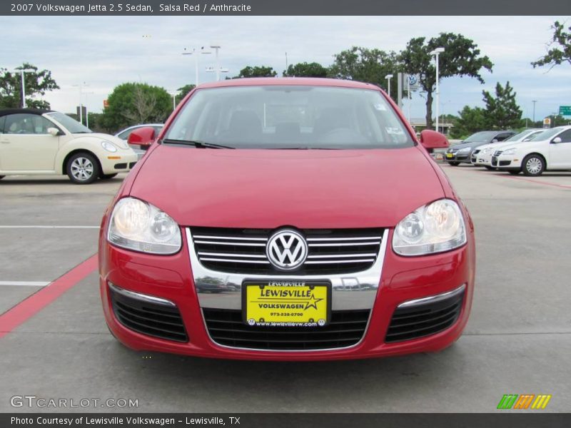 Salsa Red / Anthracite 2007 Volkswagen Jetta 2.5 Sedan