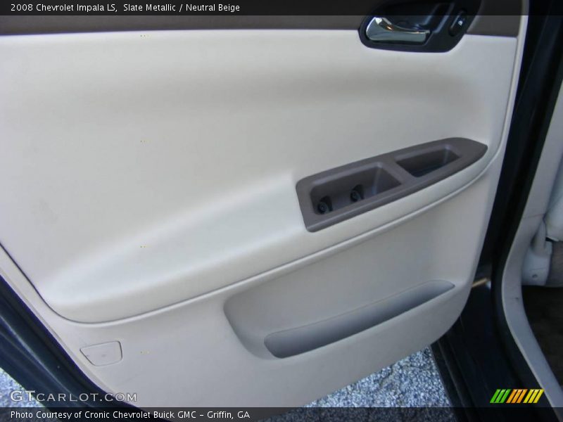 Slate Metallic / Neutral Beige 2008 Chevrolet Impala LS