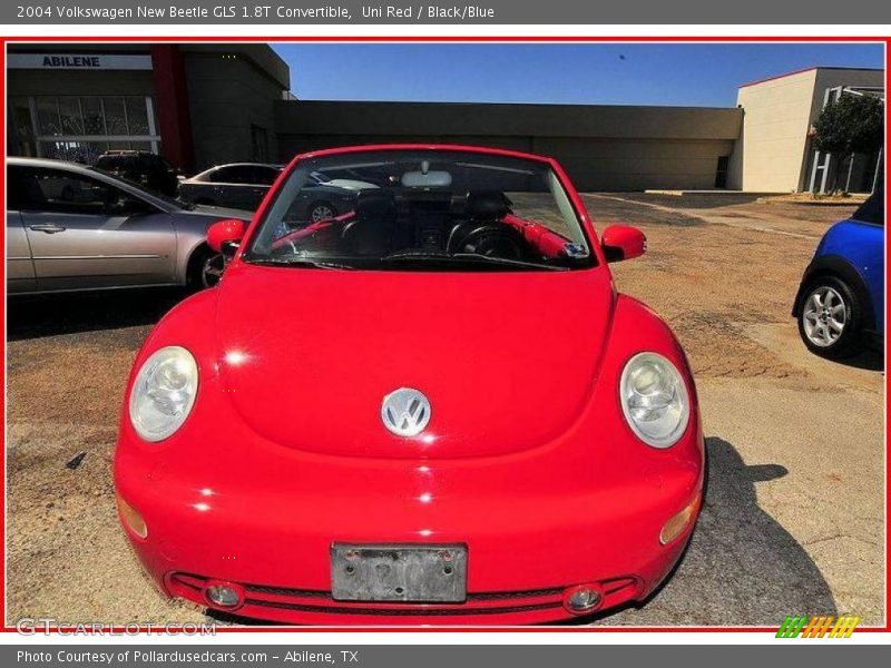 Uni Red / Black/Blue 2004 Volkswagen New Beetle GLS 1.8T Convertible
