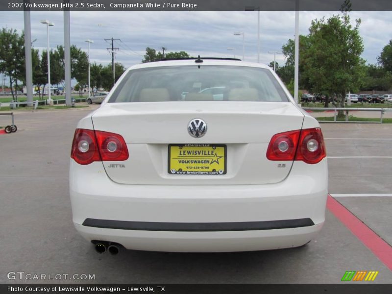 Campanella White / Pure Beige 2007 Volkswagen Jetta 2.5 Sedan