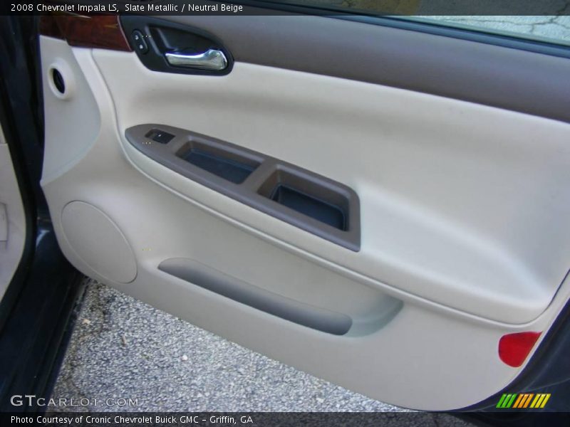 Slate Metallic / Neutral Beige 2008 Chevrolet Impala LS