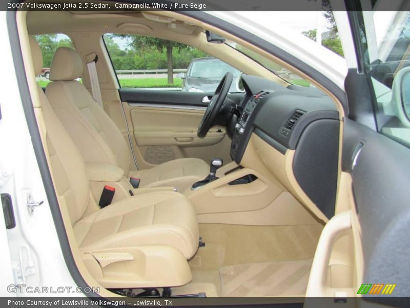 Campanella White / Pure Beige 2007 Volkswagen Jetta 2.5 Sedan