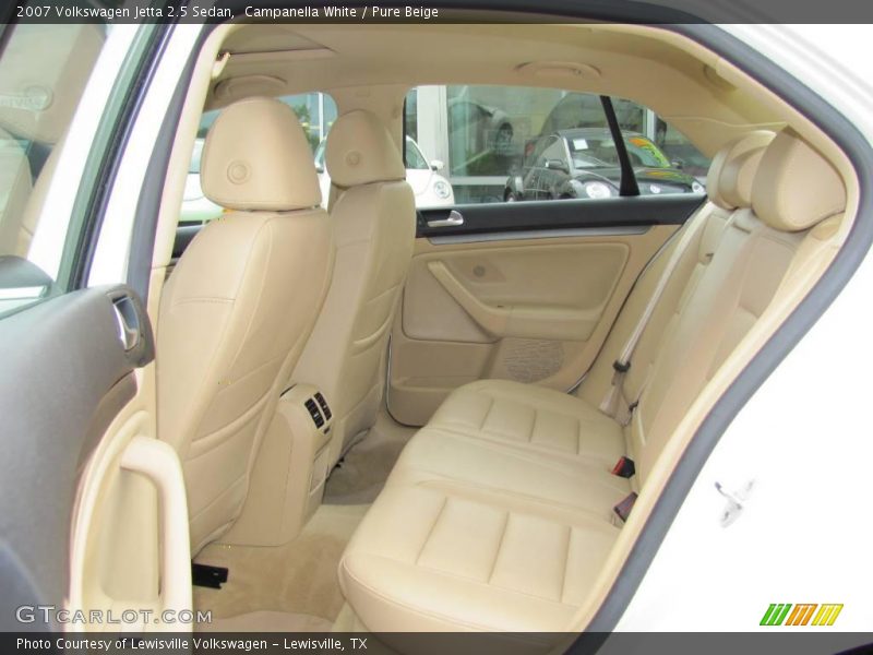Campanella White / Pure Beige 2007 Volkswagen Jetta 2.5 Sedan