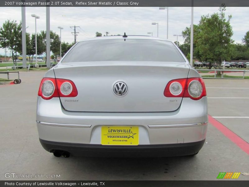 Reflex Silver Metallic / Classic Grey 2007 Volkswagen Passat 2.0T Sedan
