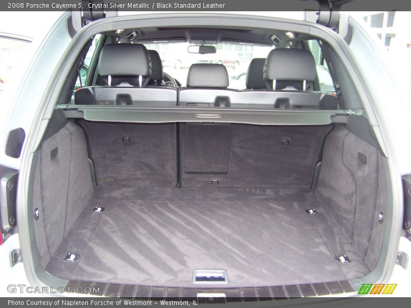 Crystal Silver Metallic / Black Standard Leather 2008 Porsche Cayenne S