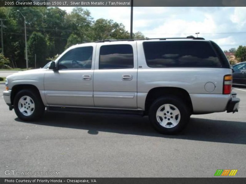 Silver Birch Metallic / Tan/Neutral 2005 Chevrolet Suburban 1500 LT